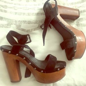 Sexy studded high heels